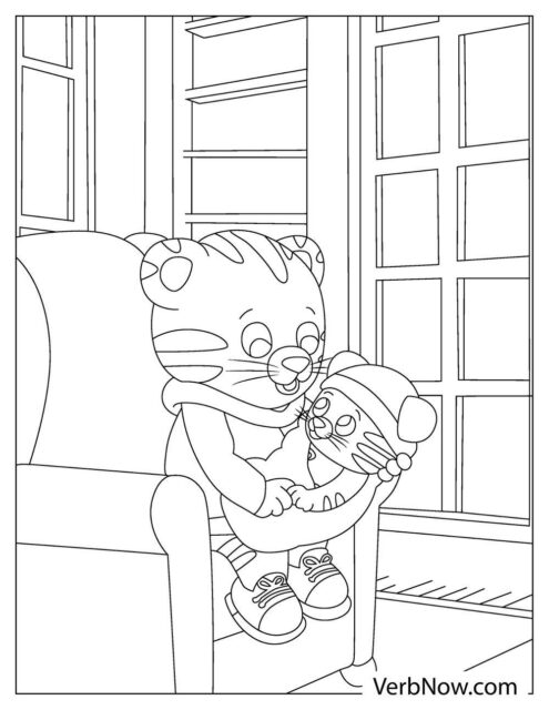 Free DANIEL TIGER Coloring Pages for Download (Printable PDF)