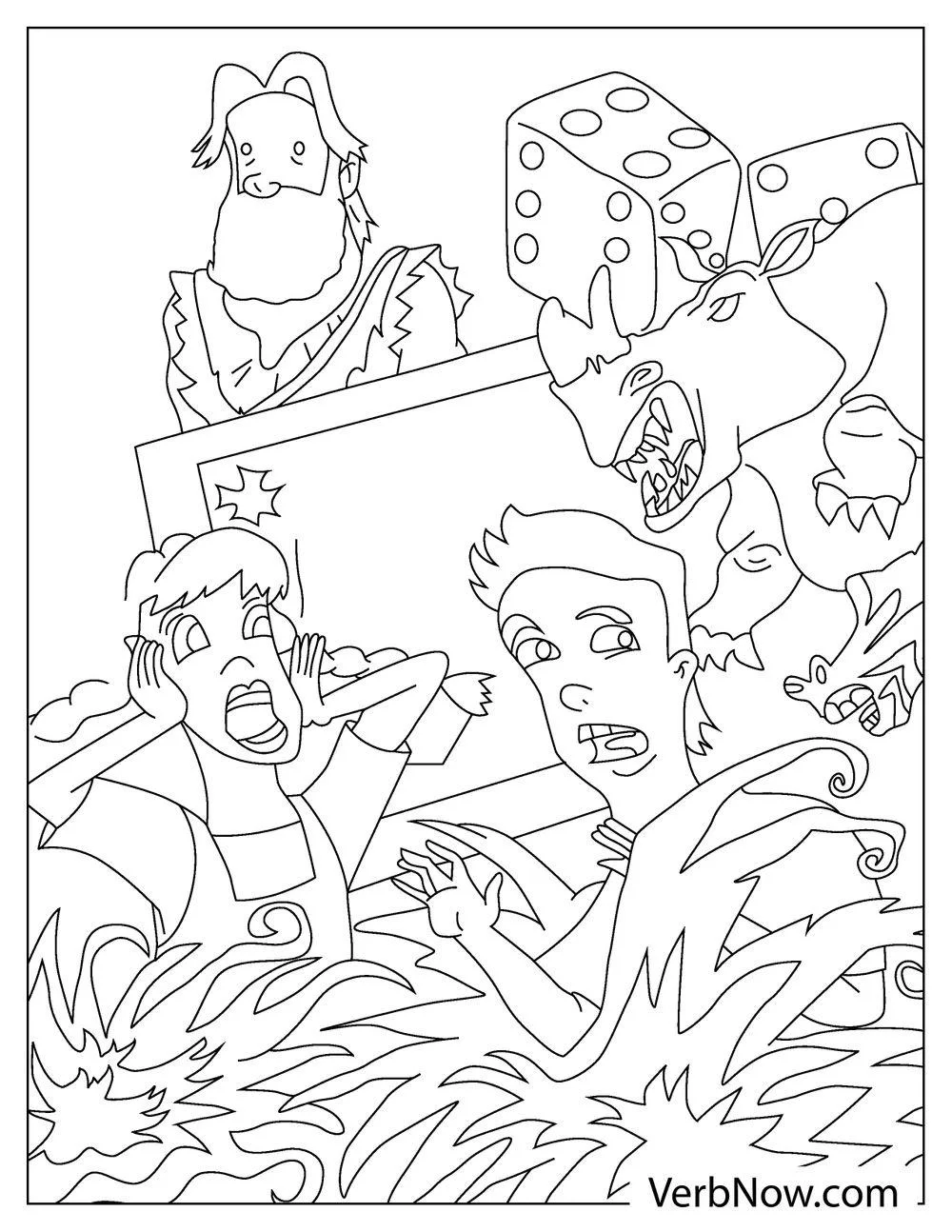 The team fighting with monster in the sea