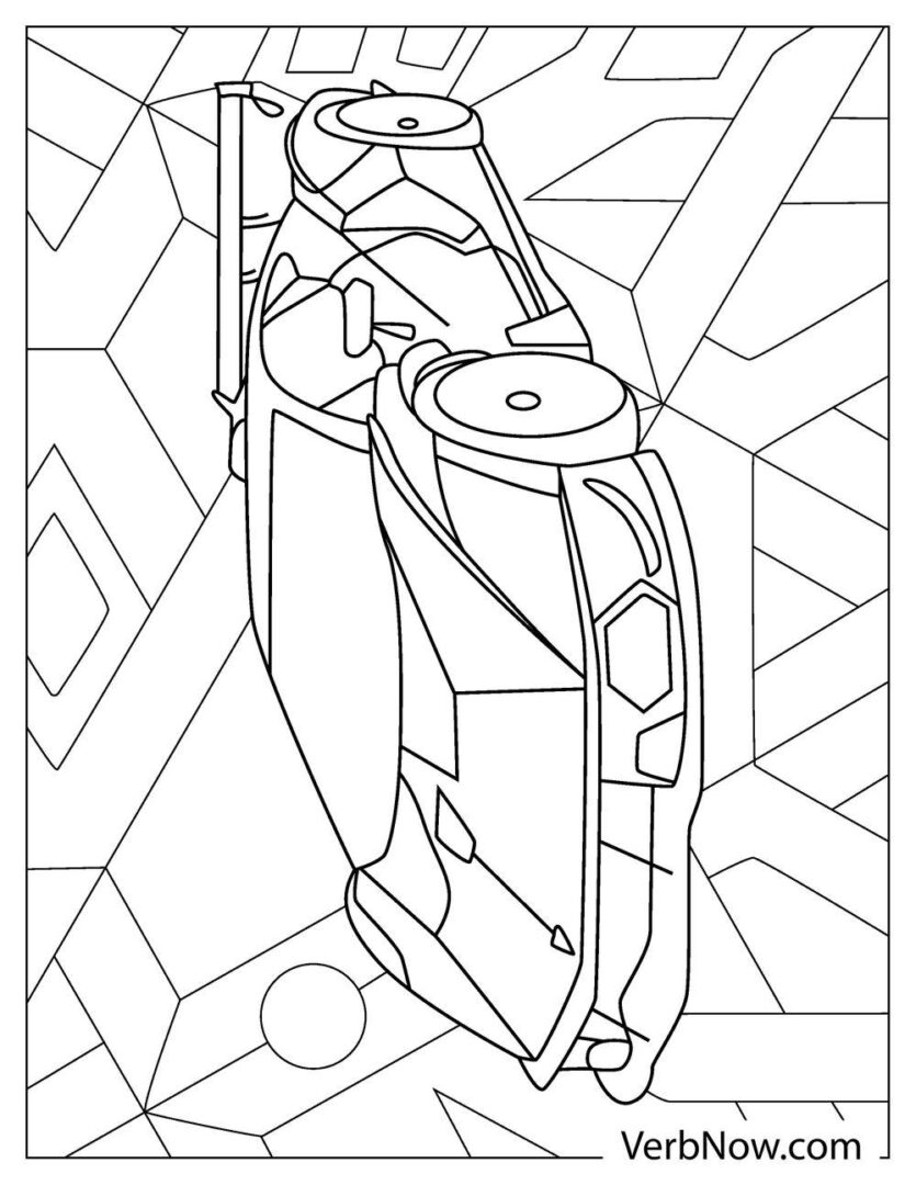 23 LAMBORGHINI Coloring Pages (Free Printable PDF)