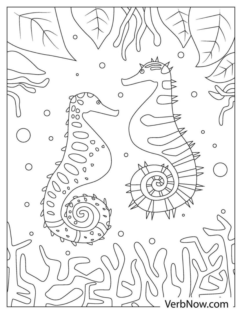 Free OCEAN Coloring Pages for Download (Printable PDF)