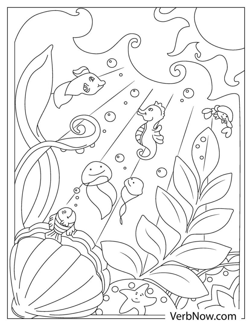Free OCEAN Coloring Pages for Download (Printable PDF)