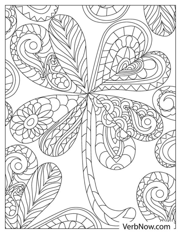 Free SHAMROCK Coloring Pages for Download (Printable PDF)