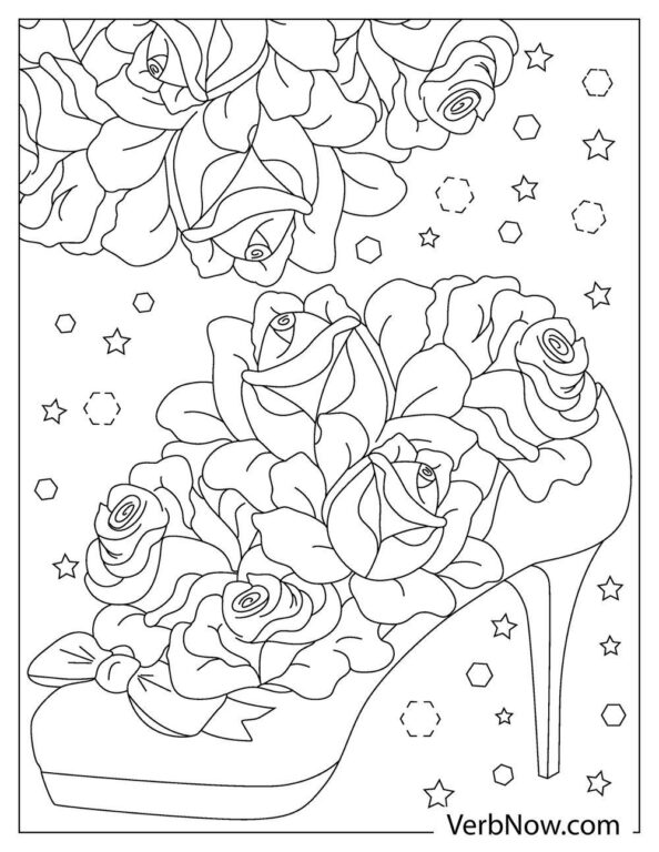 Free SHOE Coloring Pages for Download (Printable PDF)