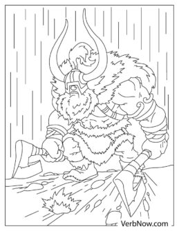 Free VIKING Coloring Pages &amp; Book for Download (Printable PDF) - VerbNow