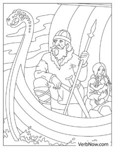 Free VIKING Coloring Pages for Download (Printable PDF)