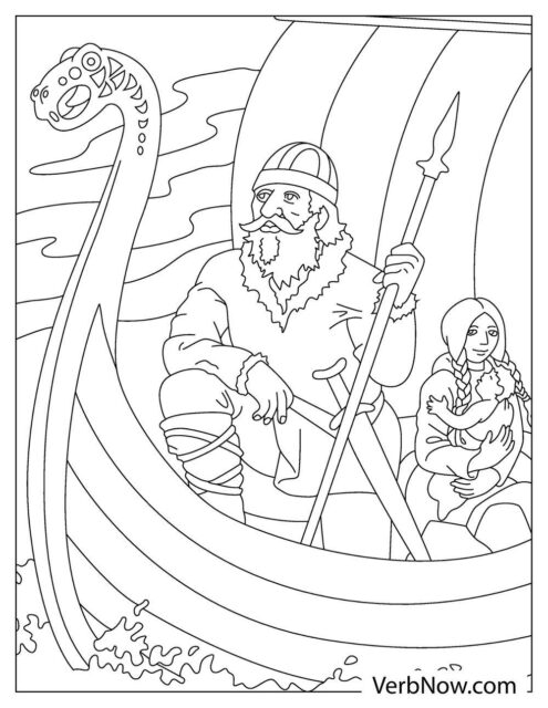 Free VIKING Coloring Pages for Download (Printable PDF)