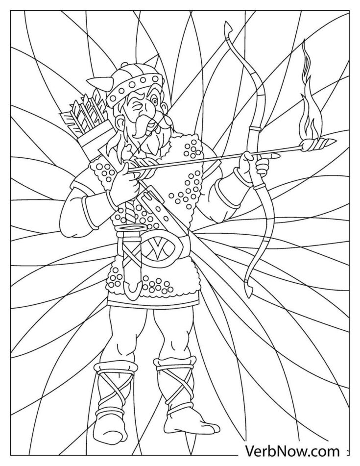 Free VIKING Coloring Pages for Download (Printable PDF)
