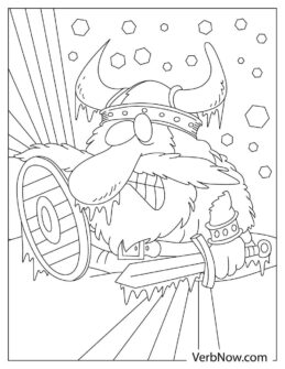Free VIKING Coloring Pages for Download (Printable PDF)