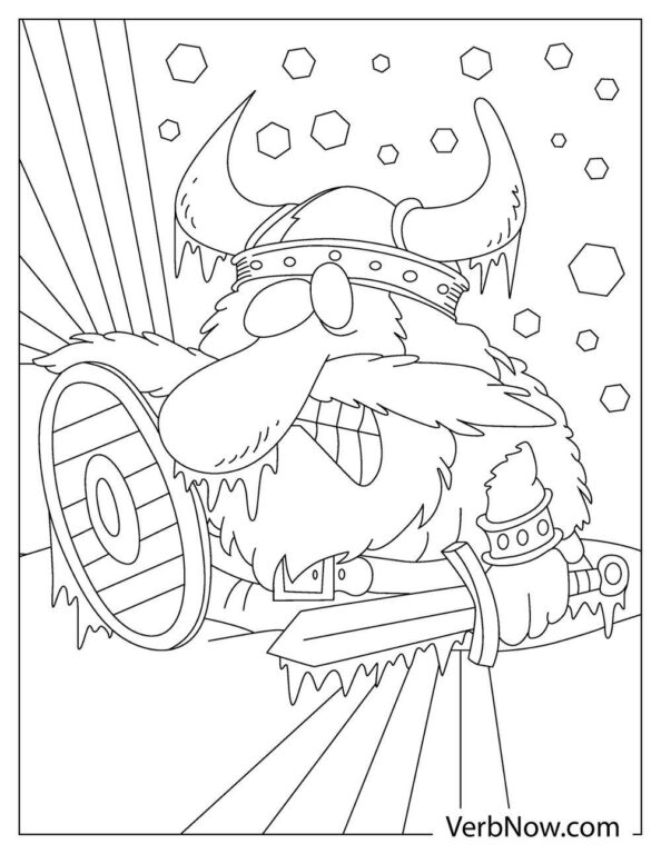 Free VIKING Coloring Pages for Download (Printable PDF)
