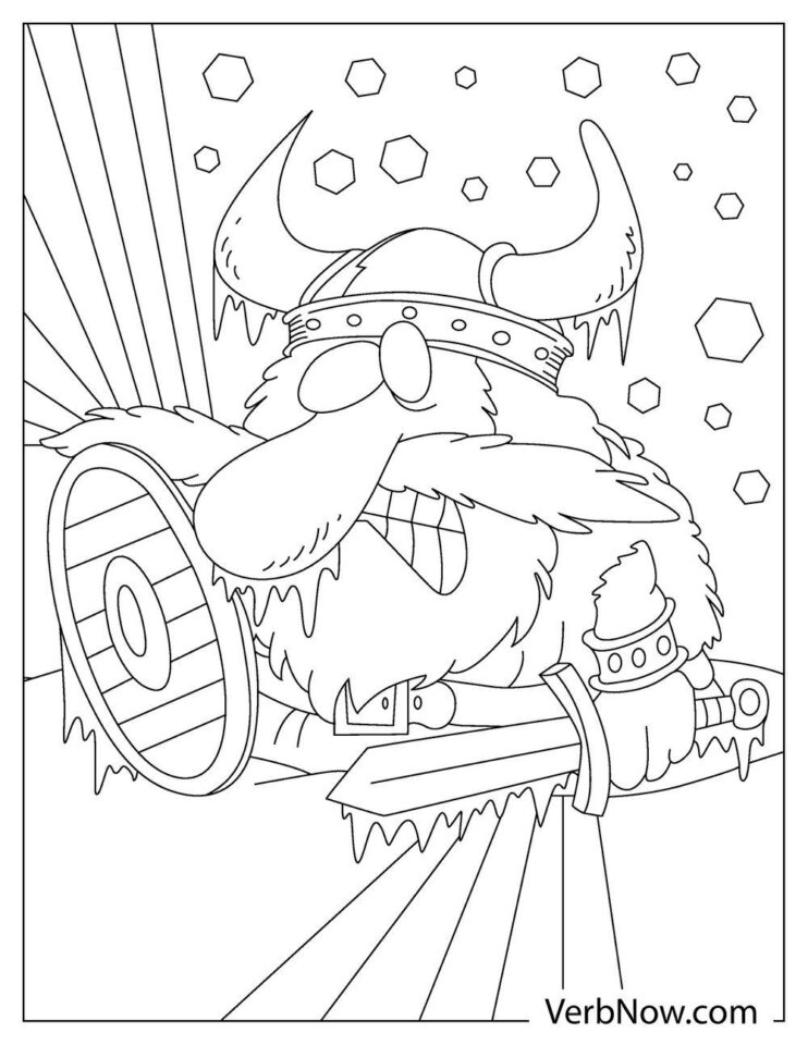 Free VIKING Coloring Pages for Download (Printable PDF)