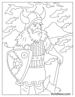 Free VIKING Coloring Pages for Download (Printable PDF)