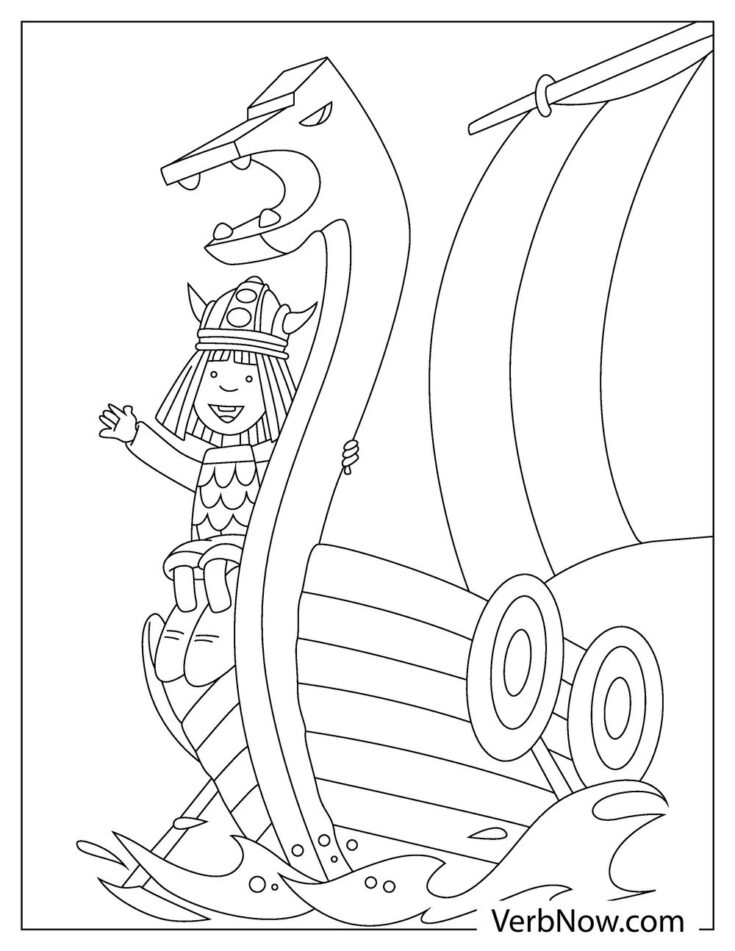 Free VIKING Coloring Pages for Download (Printable PDF)