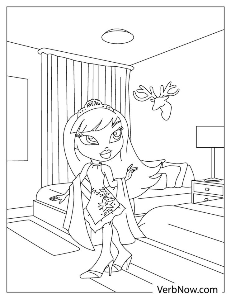 Free BRATZ DOLL Coloring Pages & Book for Download (Printable PDF