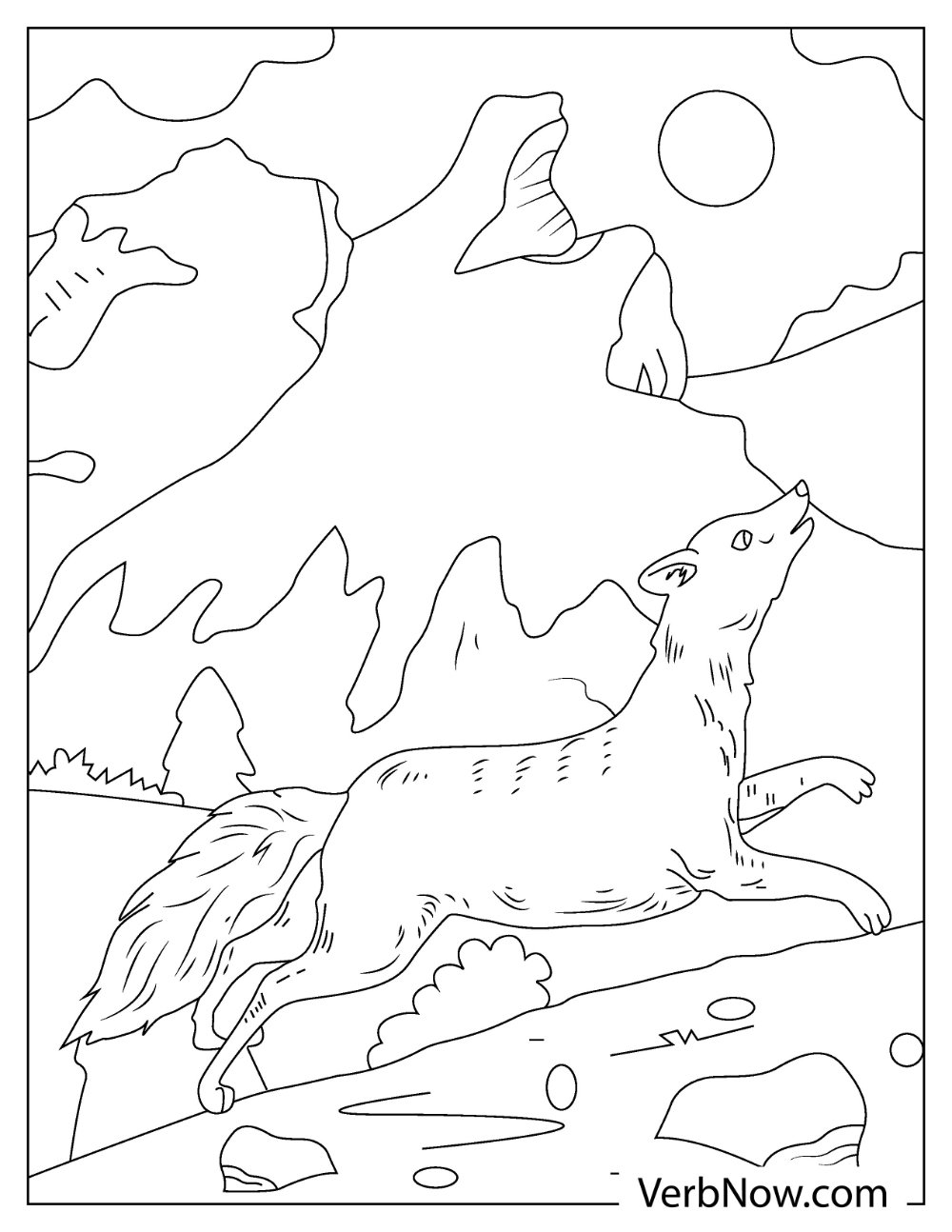 Free COYOTE Coloring Pages for Download (Printable PDF)