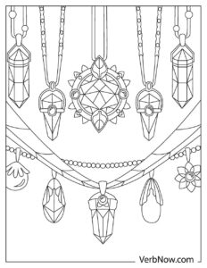 Free CRYSTALS Coloring Pages for Download (Printable PDF)