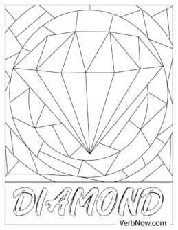 Free DIAMONDS Coloring Pages for Download (Printable PDF)