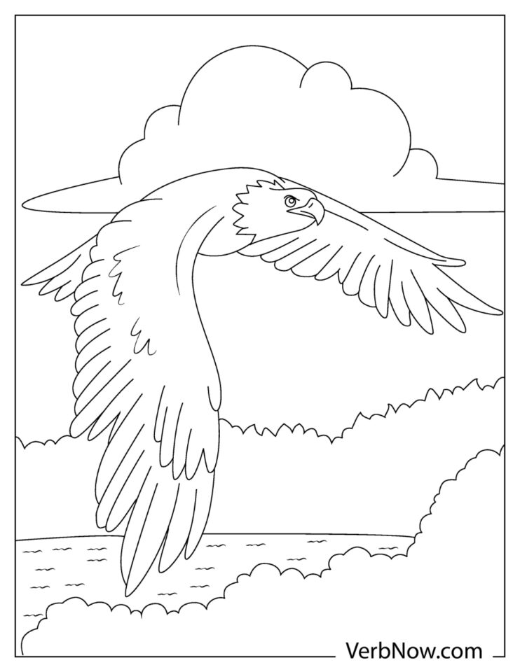 Free EAGLE Coloring Pages for Download (Printable PDF)