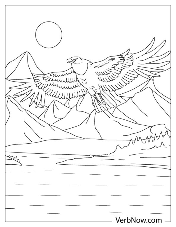 Free EAGLE Coloring Pages for Download (Printable PDF)