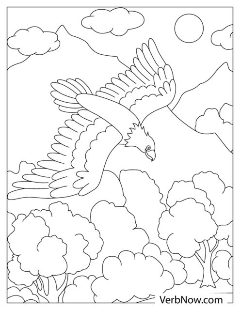 Free EAGLE Coloring Pages for Download (Printable PDF)