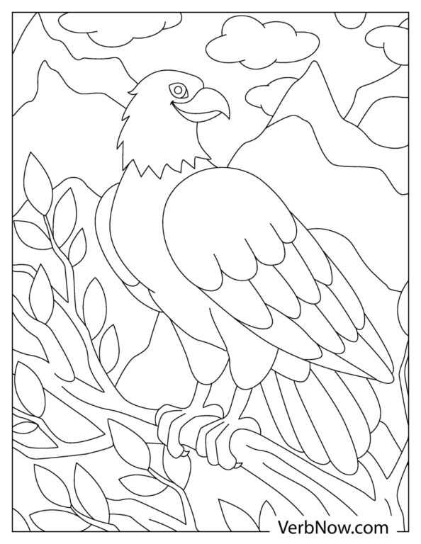 Free EAGLE Coloring Pages for Download (Printable PDF)