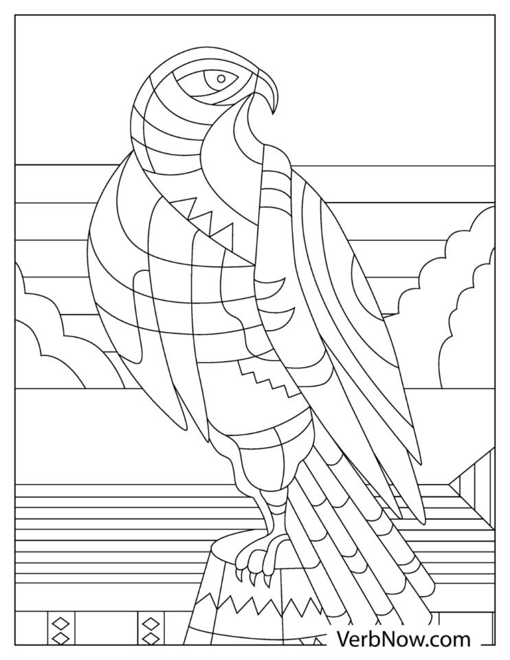 Free EAGLE Coloring Pages for Download (Printable PDF)