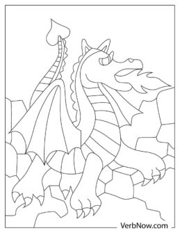 Free FIRE DRAGON Coloring Pages for Download (Printable PDF)