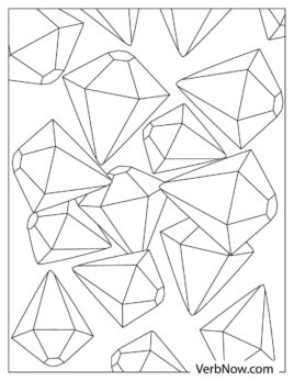 Free GEMSTONES Coloring Pages for Download (Printable PDF)