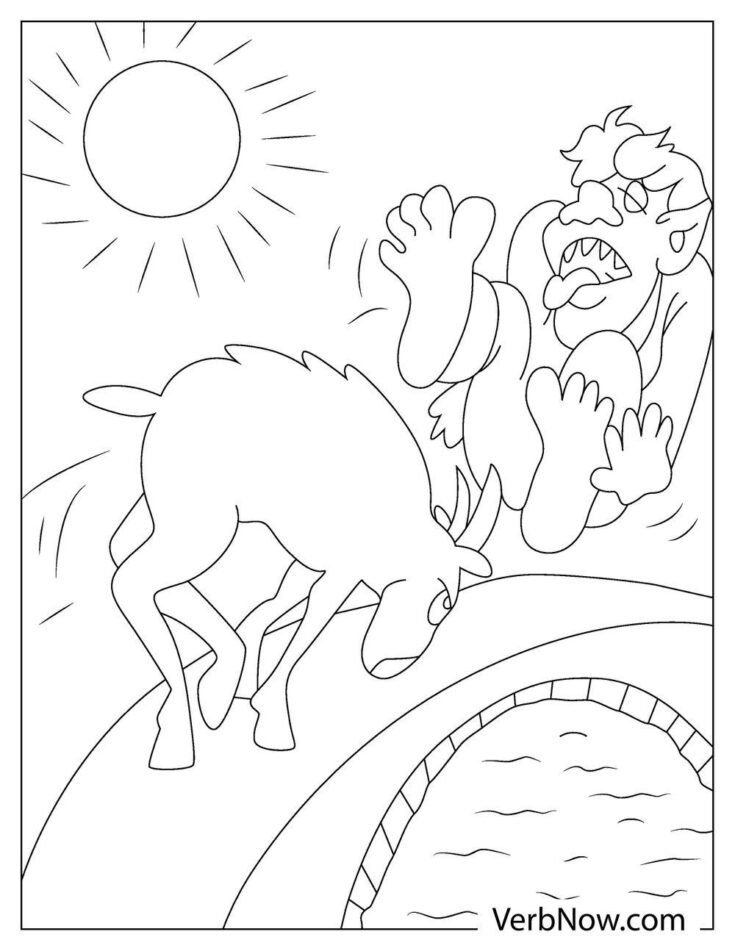 Free GOAT Coloring Pages for Download (Printable PDF)