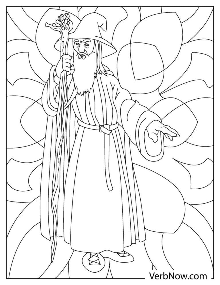 Free LORD OF THE RINGS Coloring - Lord Of The Rings Illustrations 22 Page 0 768x994