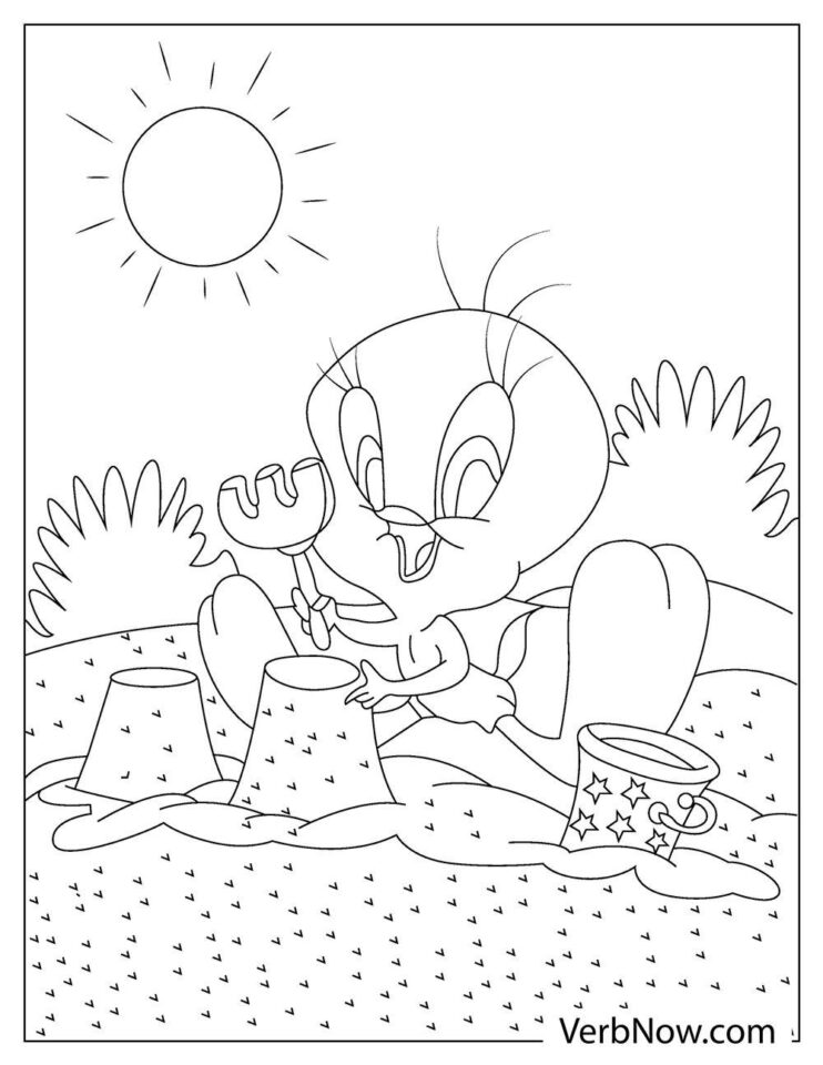 Free TWEETY BIRD Coloring Pages for Download (Printable PDF)