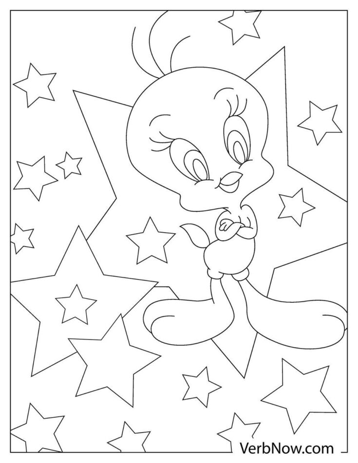 Free TWEETY BIRD Coloring Pages for Download (Printable PDF)