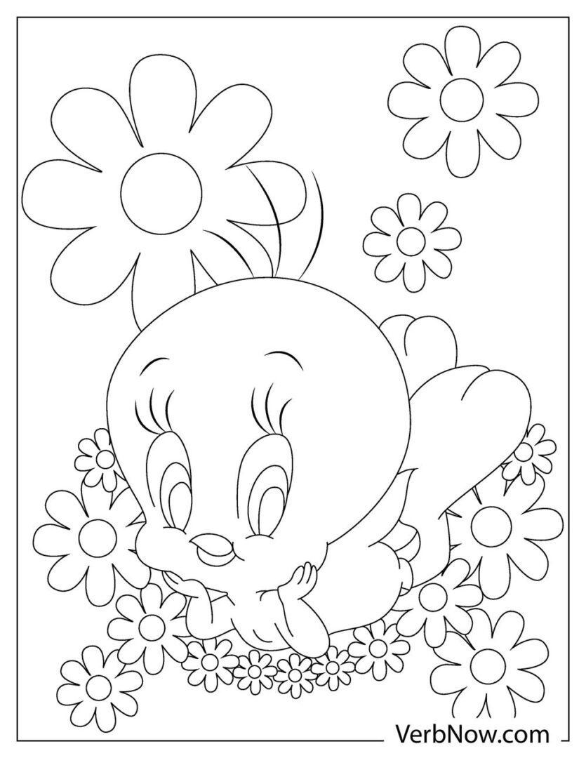 Free TWEETY BIRD Coloring Pages &amp; Book for Download (Printable PDF ...