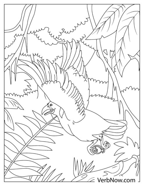 Free CROW Coloring Pages for Download (Printable PDF)