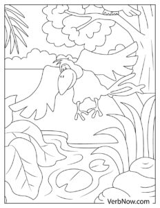 Free CROW Coloring Pages for Download (Printable PDF)
