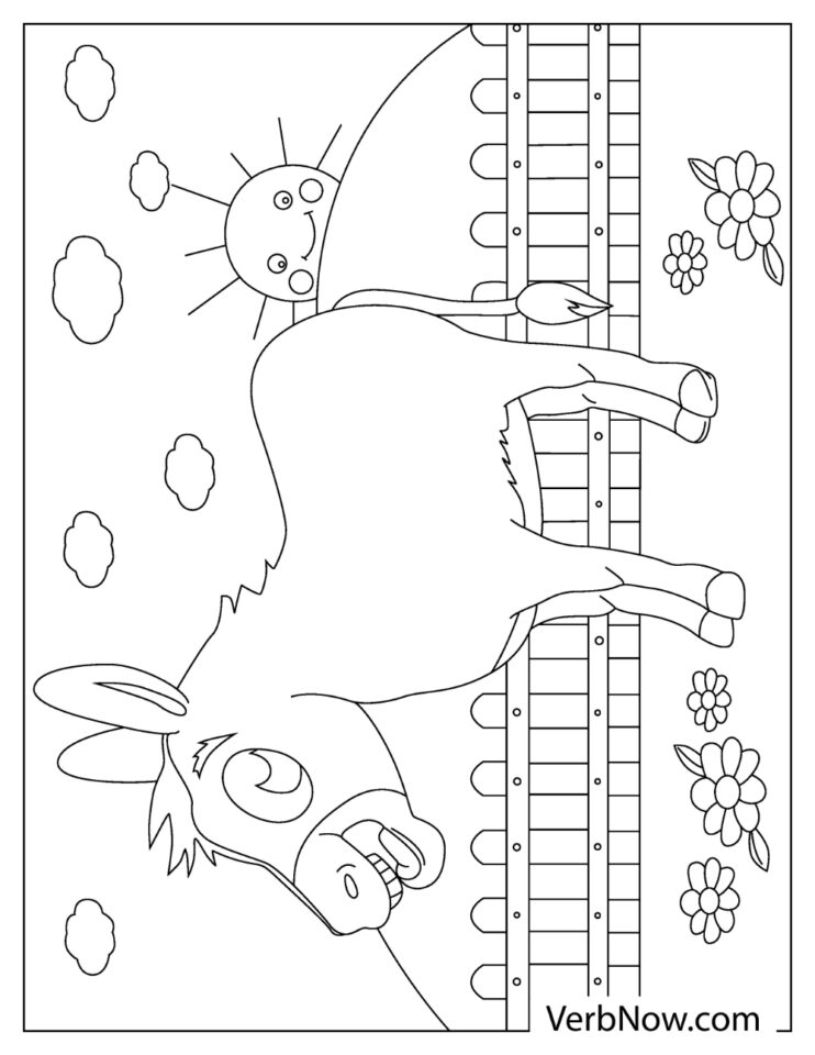 Free DONKEY Coloring Pages for Download (Printable PDF)