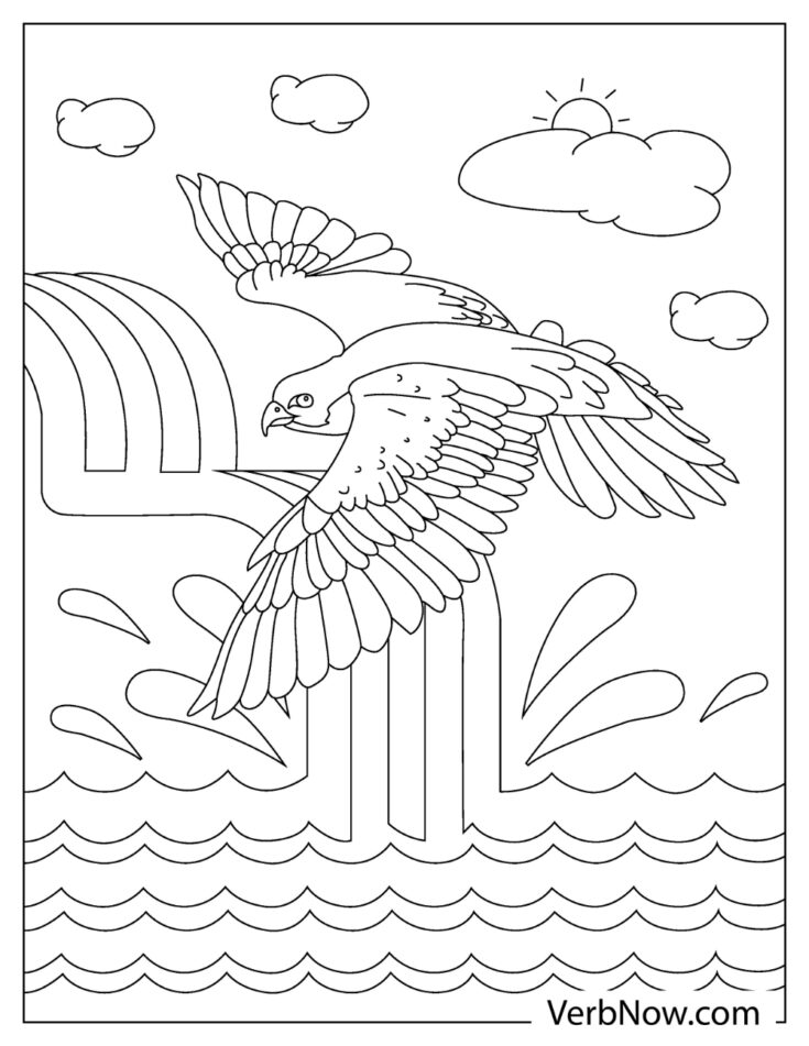 Free FALCON Coloring Pages for Download (Printable PDF)