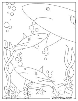 Free Great White Sharks Coloring Pages for Download (Printable PDF)