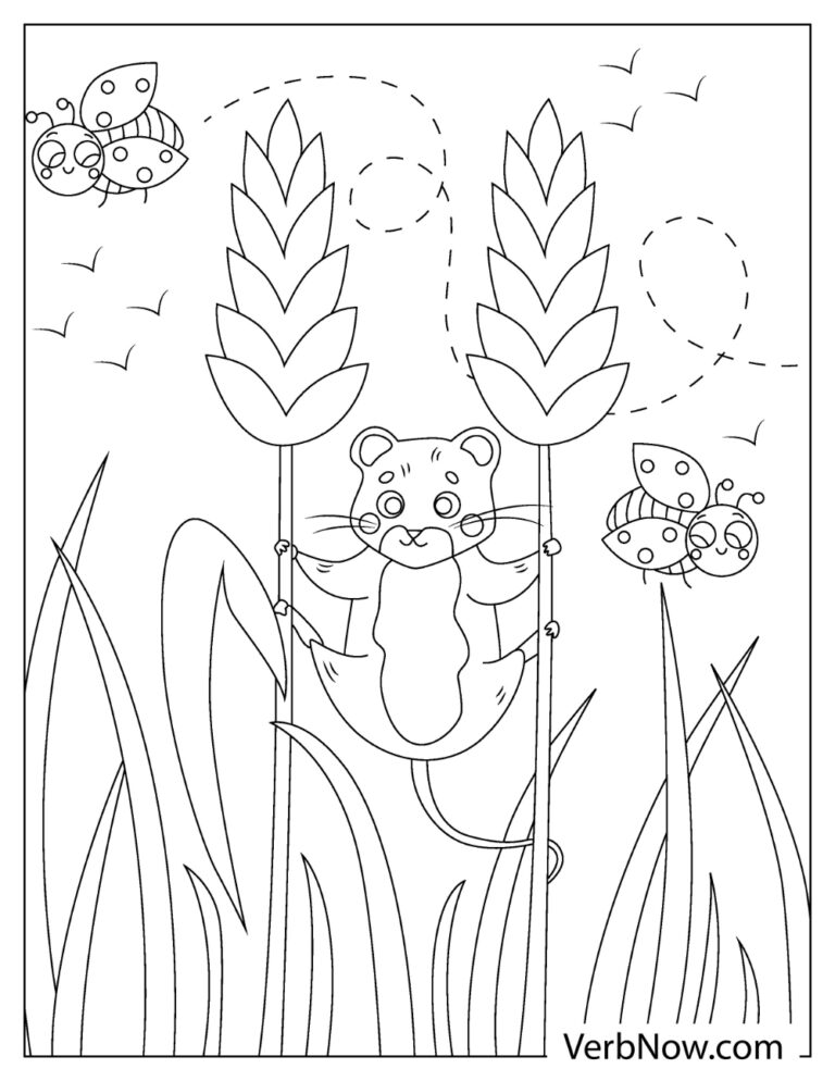 Free MOUSE Coloring Pages for Download (Printable PDF)