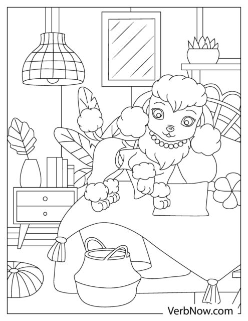 Free POODLE Coloring Pages for Download (Printable PDF)