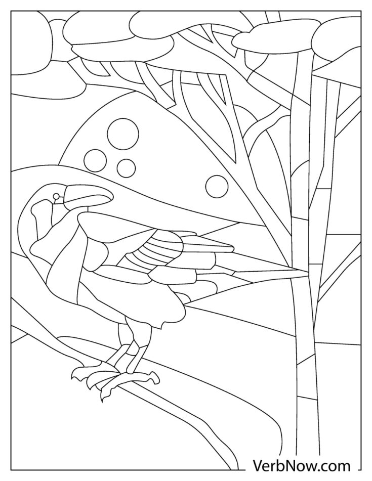 Free RAVEN Coloring Pages for Download (Printable PDF)