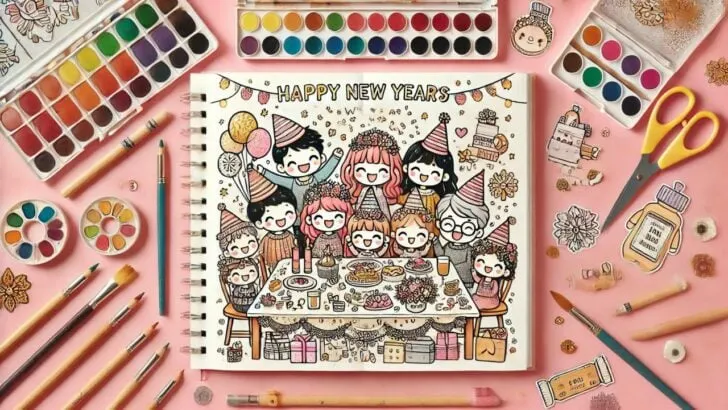 NEW YEARS coloring pages