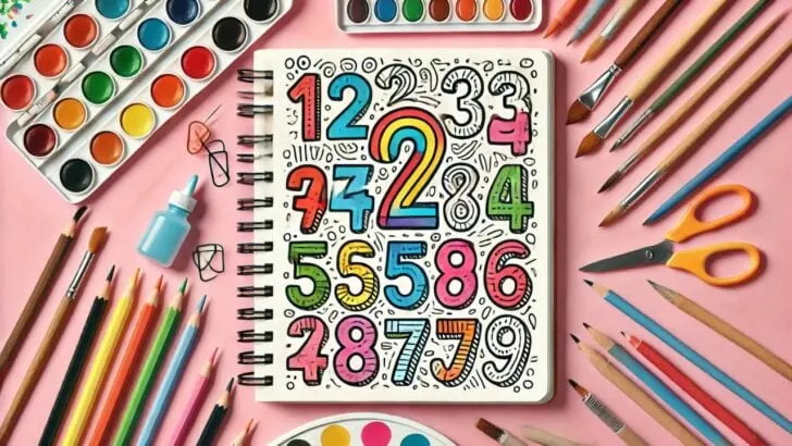 NUMBER coloring pages