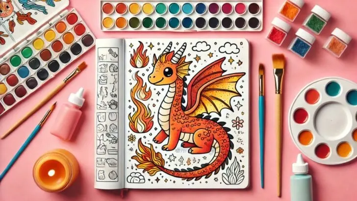 Free FIRE DRAGON Coloring Pages for Download (Printable PDF) fire dragon coloring pages