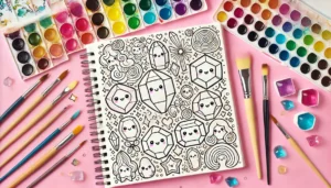 gemstones coloring pages