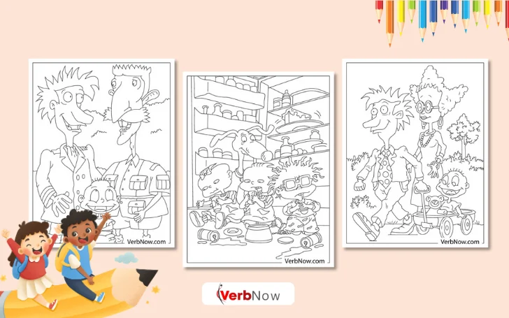 Free RUGRATS Coloring Pages for Download (Printable PDF) rugrats Coloring Pages