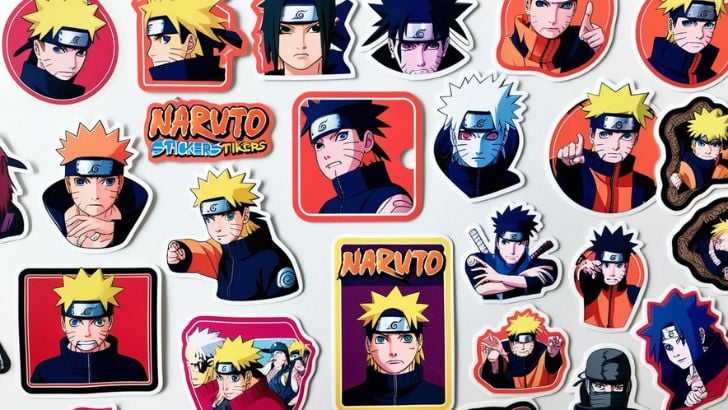 Naruto Anime Character Stickers Collection
