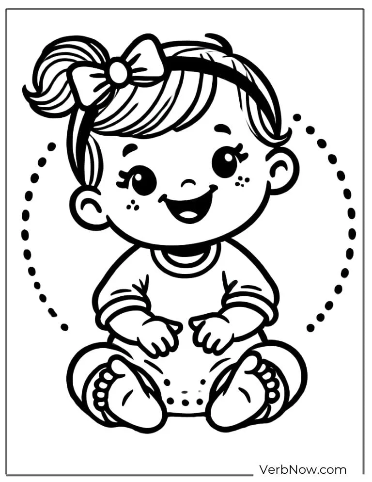 Baby Coloring Sheet Girl Baby Coloring Sheet Girl