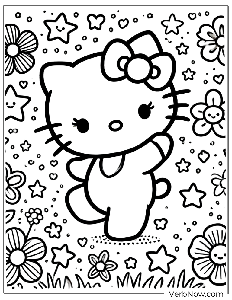 Printable Hello Kitty Coloring Pages Pdf