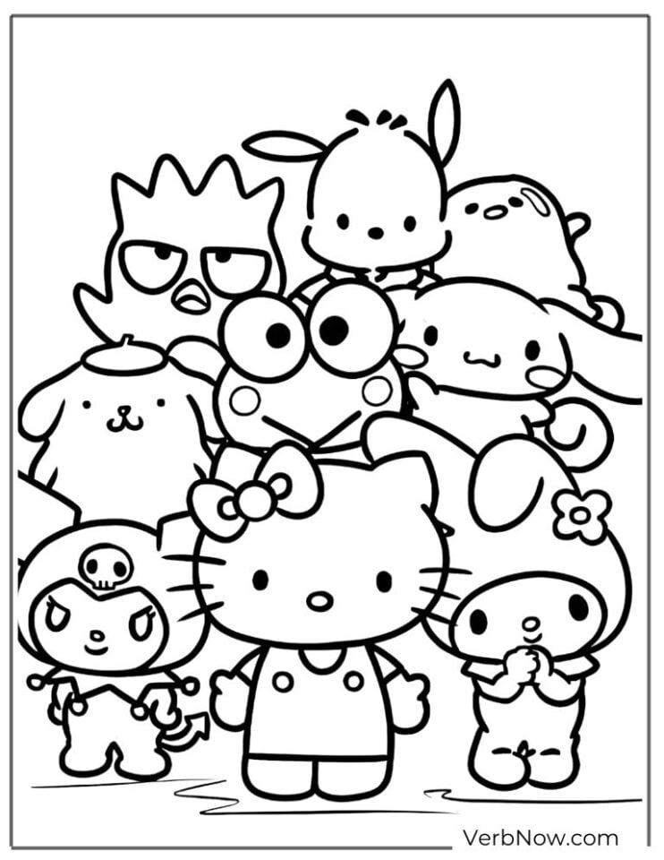 30 Free Printable Sanrio Coloring Pages For Download VerbNow