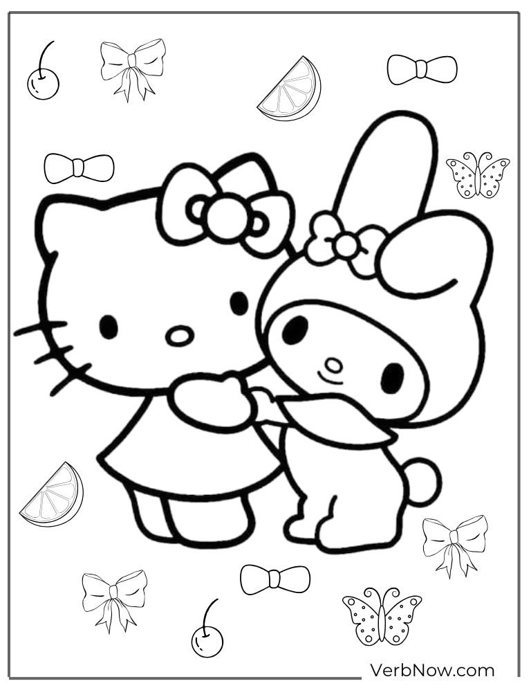 30 Free Printable Sanrio Coloring Pages For Download 30 Free Printable Sanrio Coloring Pages For Download